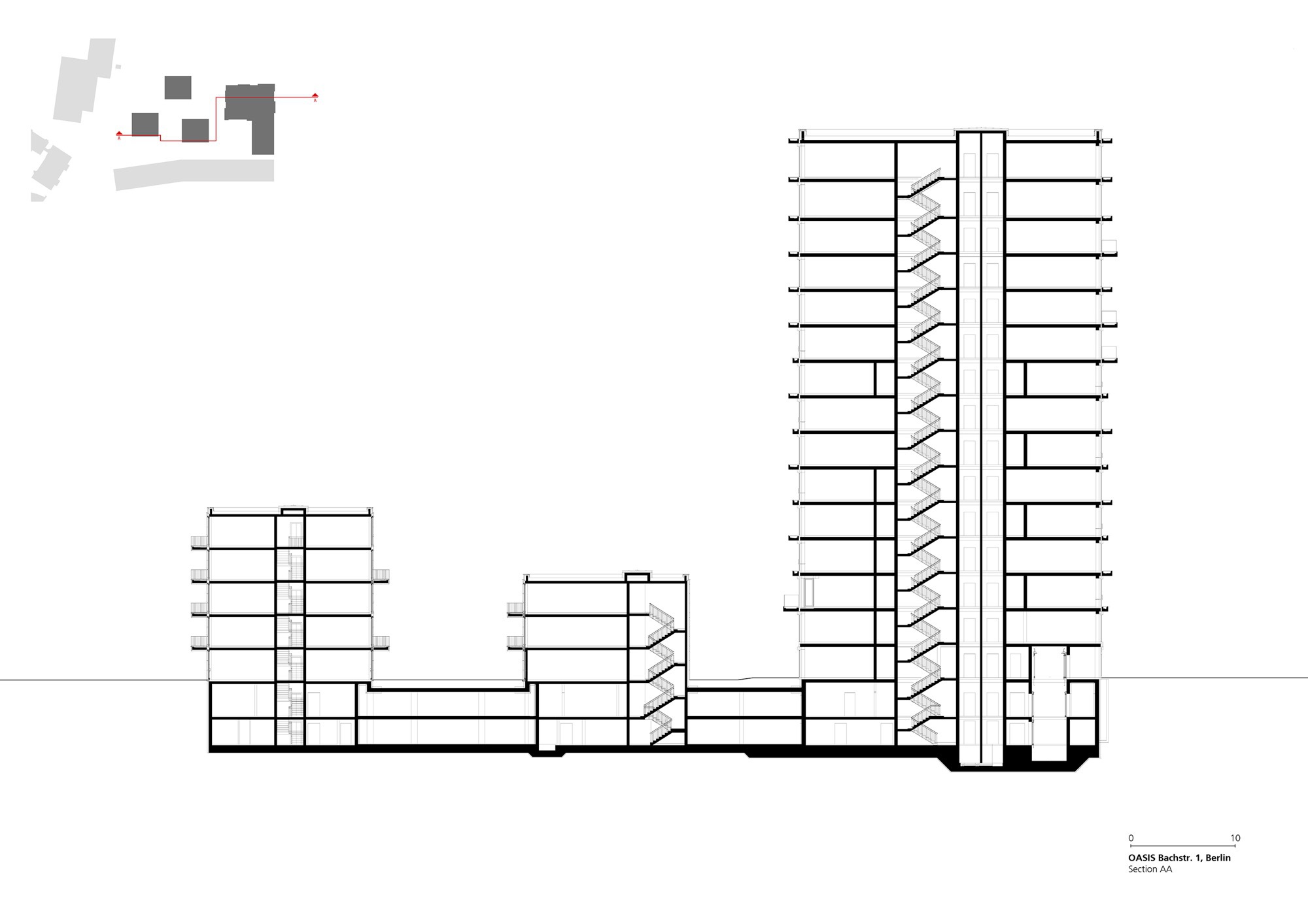 Oasis 住宅塔楼丨德国柏林丨Tchoban Voss Architekten-47