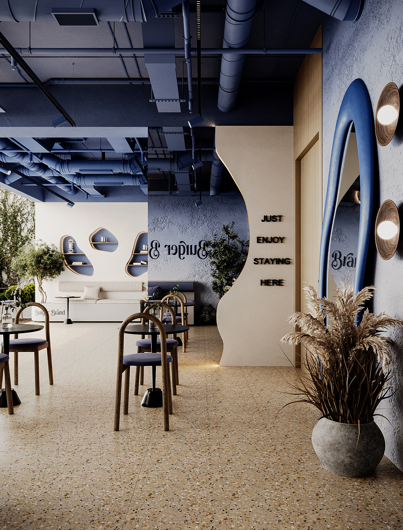 Burger Brand · Restaurant设计与渲染丨沙特阿拉伯-13