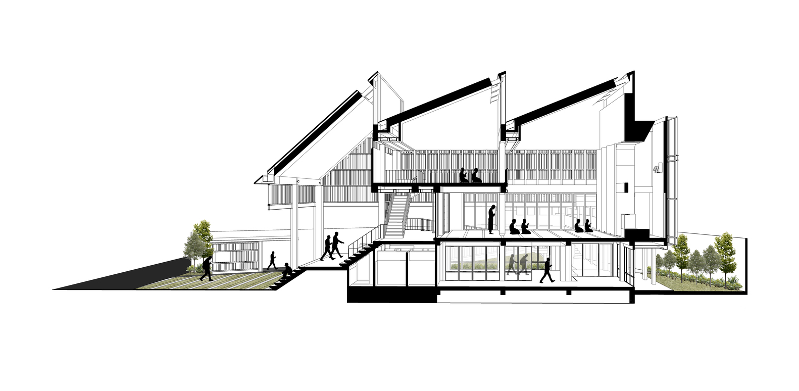 Jami AlHurriyah 清真寺丨印度尼西亚雅加达丨Ago Architects-21