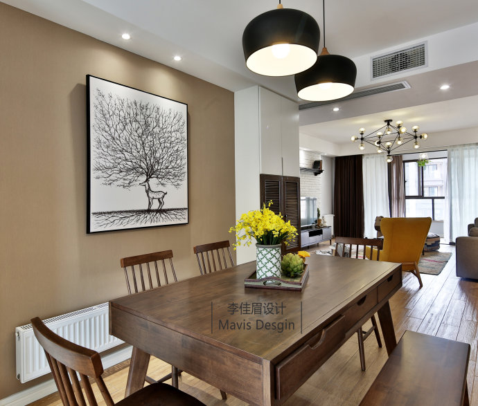 李佳眉设计 | 南昌 140㎡北欧风格住宅，温馨有爱生活空间-18