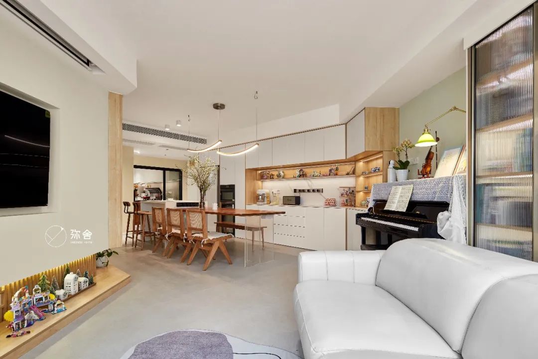 弥舍｜老小区160平不规则户型爆改后焕然一新！-45