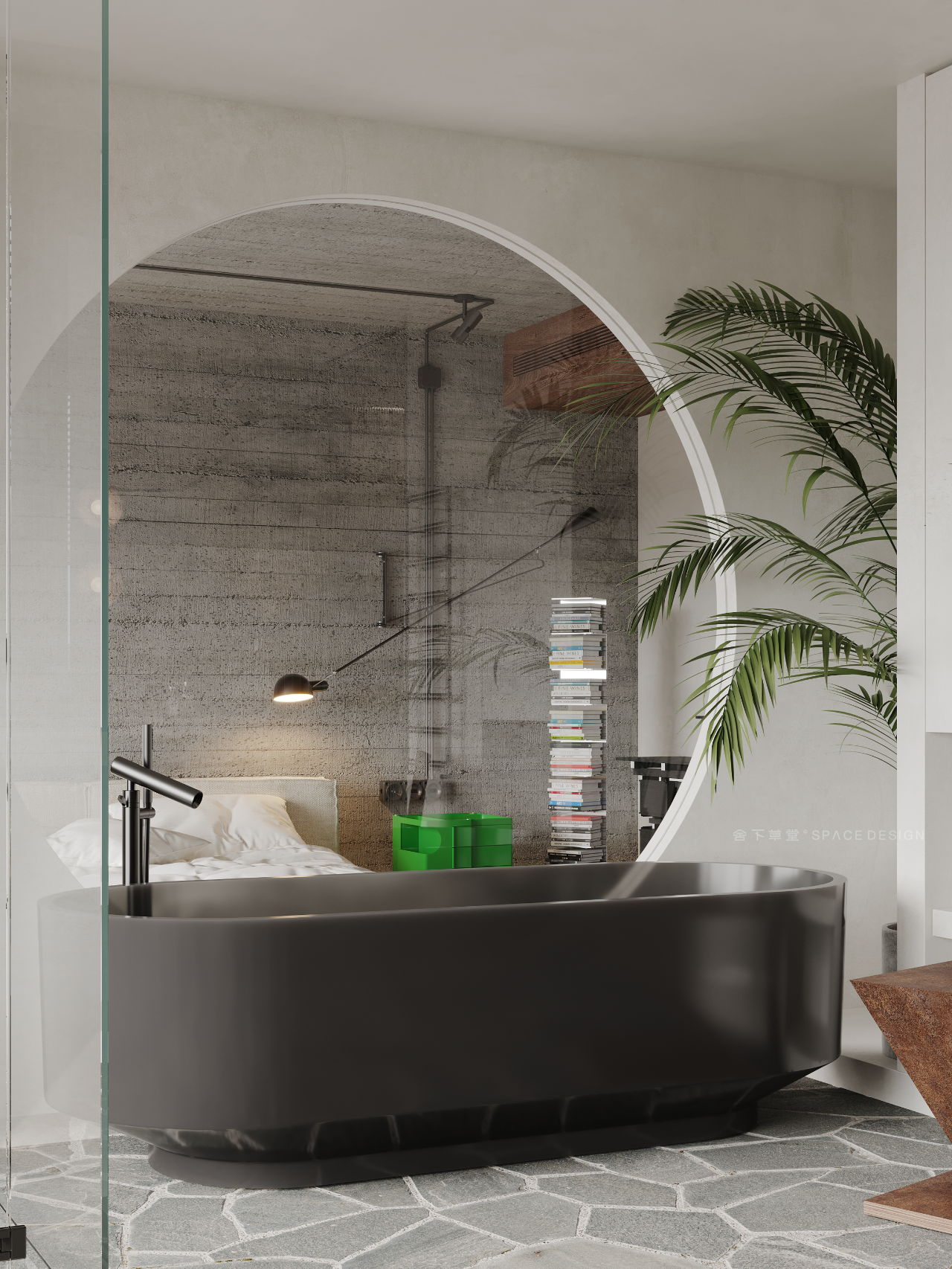 广州天銮公寓设计丨中国广州丨舍下草堂-55