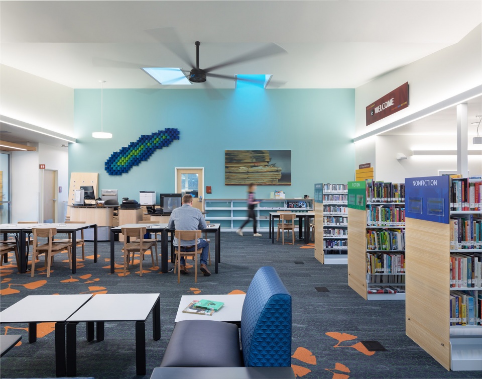 华盛顿州肯特 Panther Lake 图书馆-18