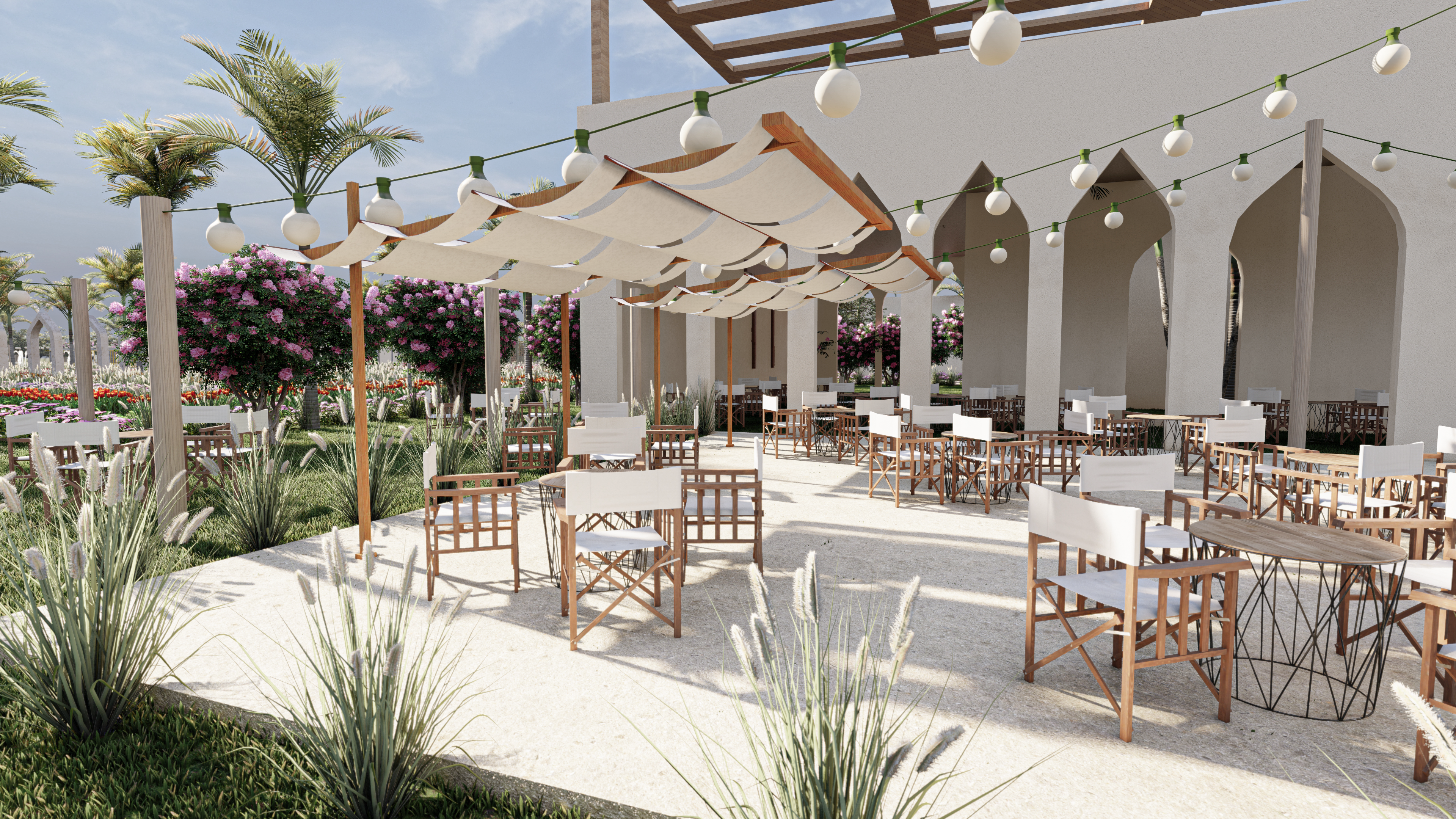 Alferdaws 现代伊斯兰公园丨曼苏拉大学美术学院建筑系-11