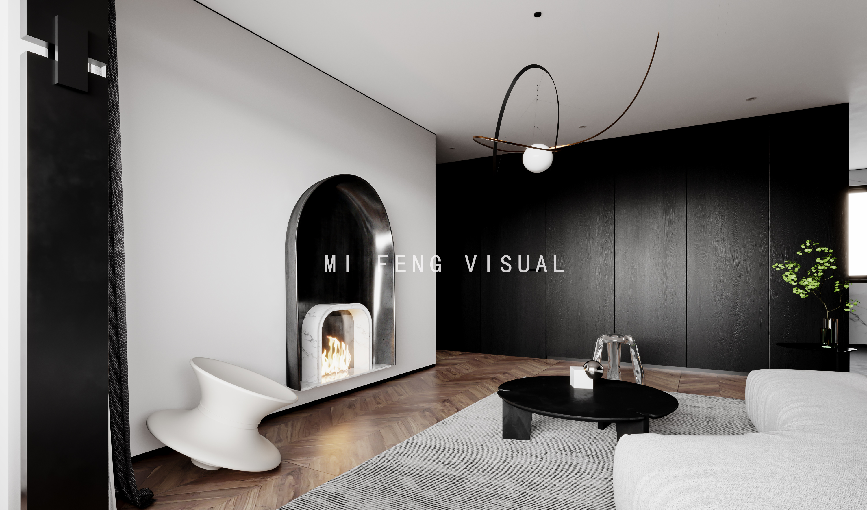 深色调的魅力演绎——某知名设计师项目案例-2