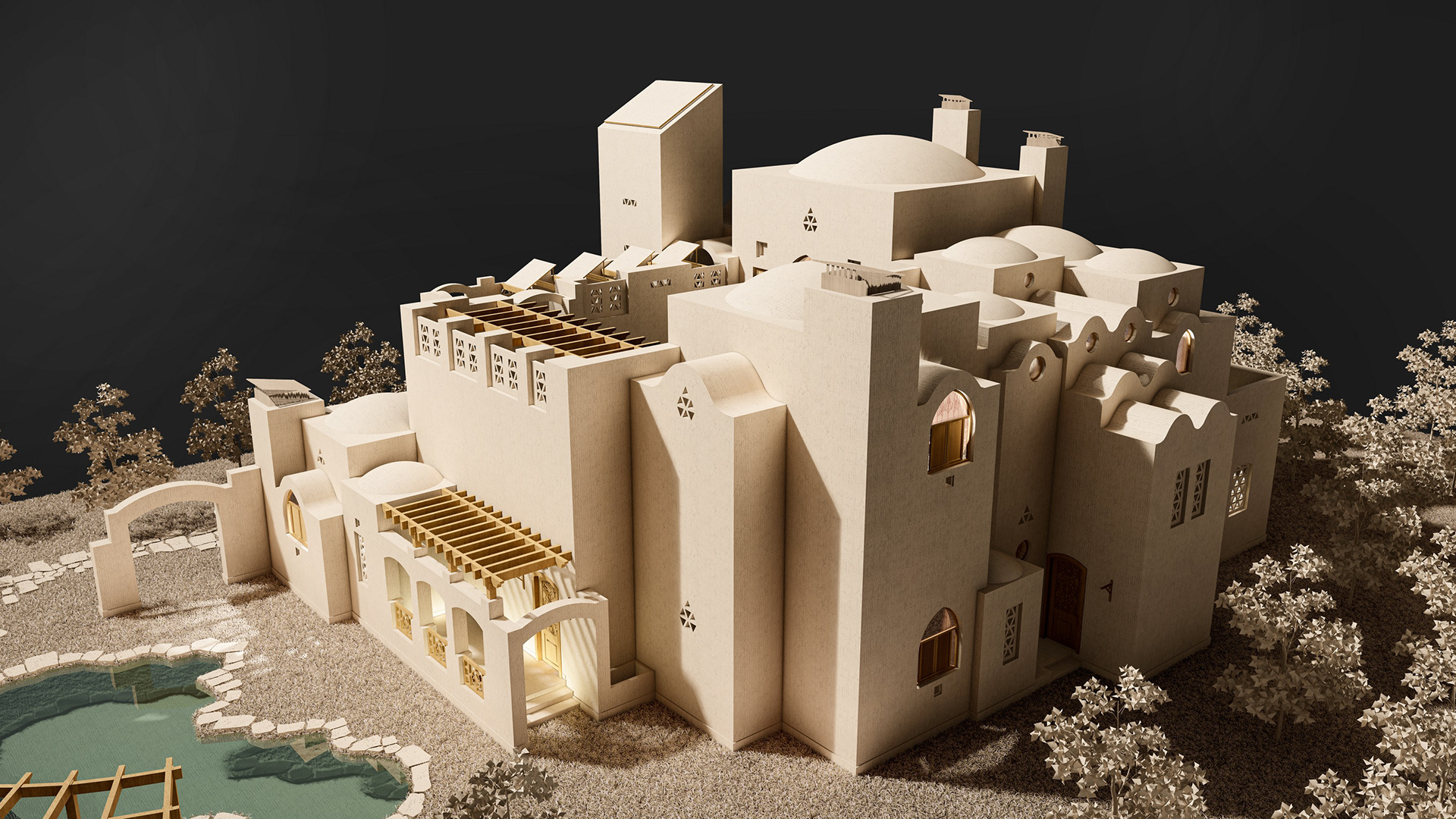 Family Desert Farmhouse-4