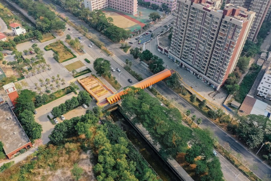 长安实验小学校园人行天桥丨中国东莞丨筑道建筑设计工作室-12