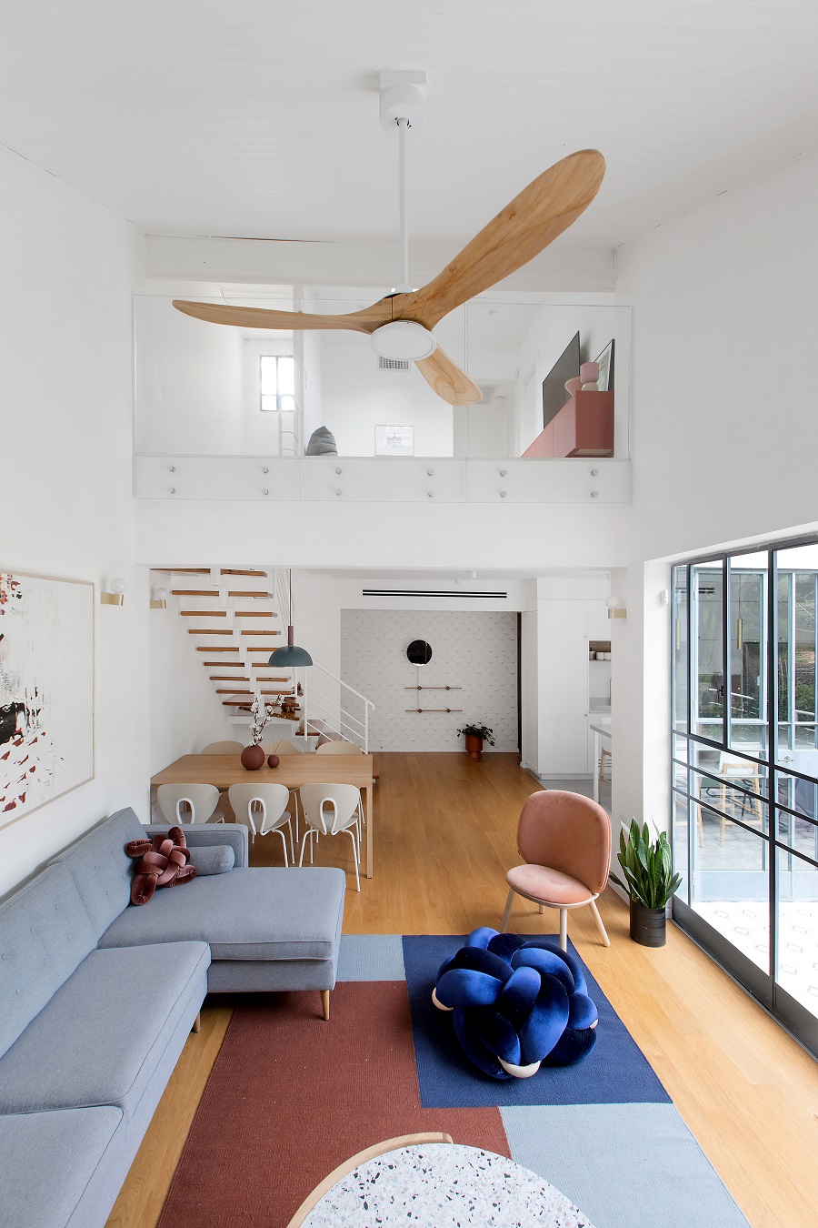 拉马特阿维夫老复式改现代住宅丨Studio Details-7