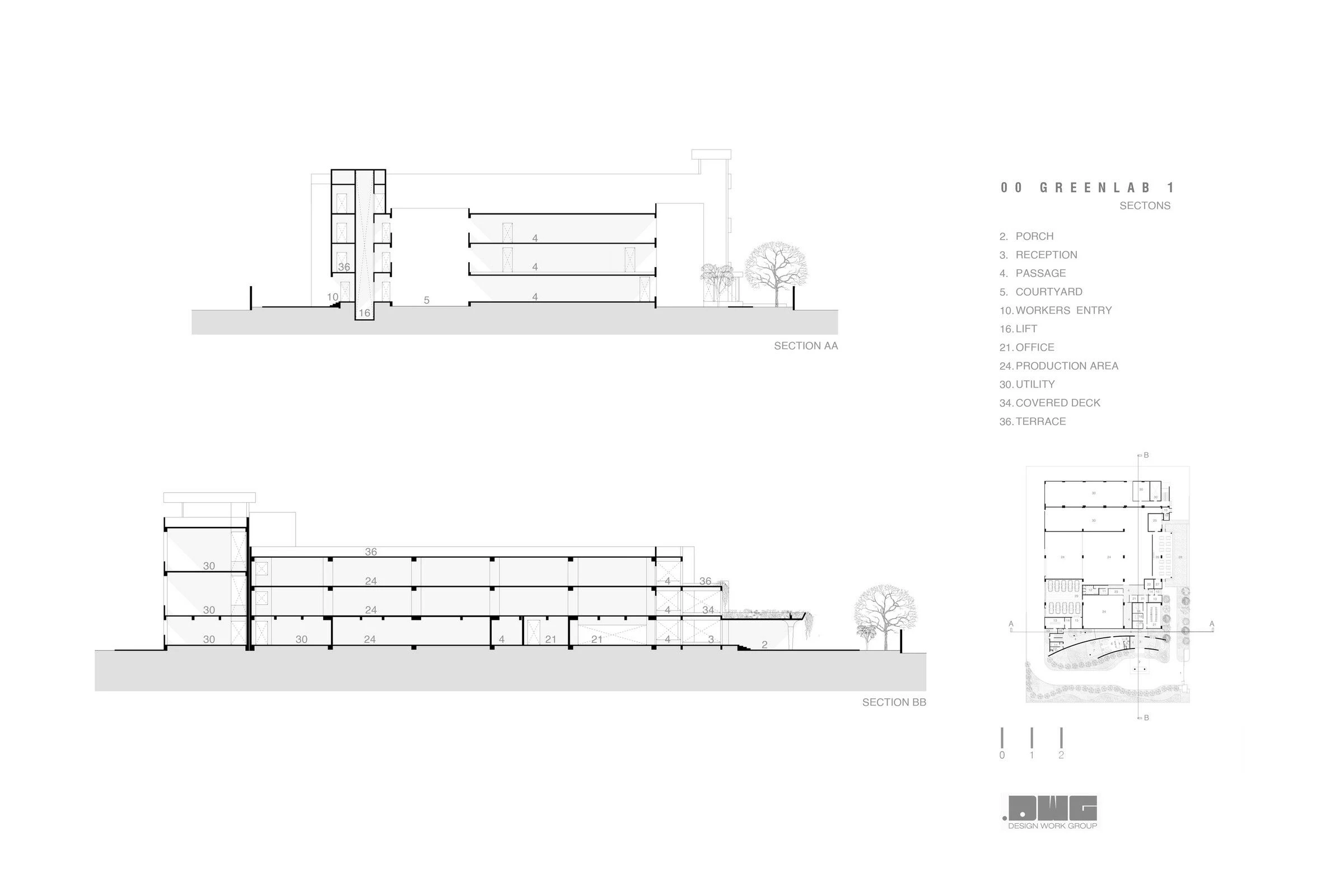 格林莱布钻石工厂大楼丨印度丨Design Work Group  DWG-55