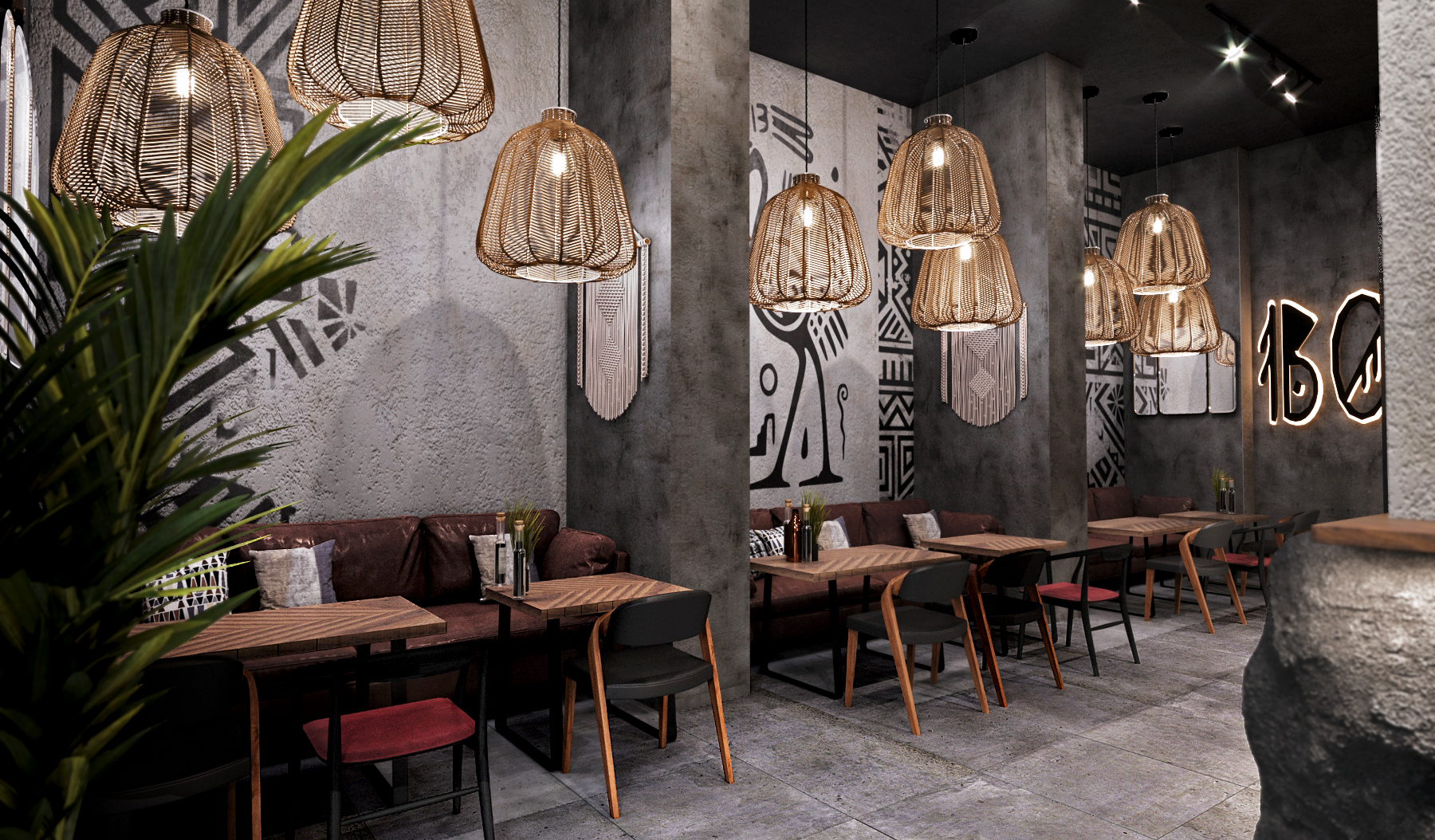 B O H O fast food restaurant Astana-4