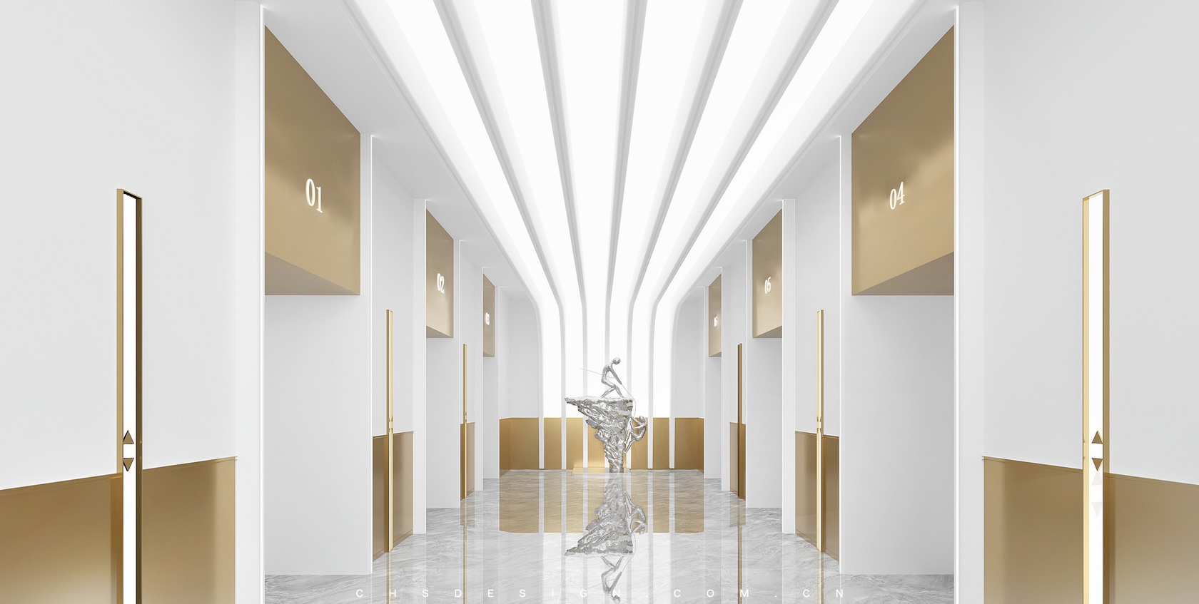 光迹·办公空间概念方案设计丨中国北京丨HW-34