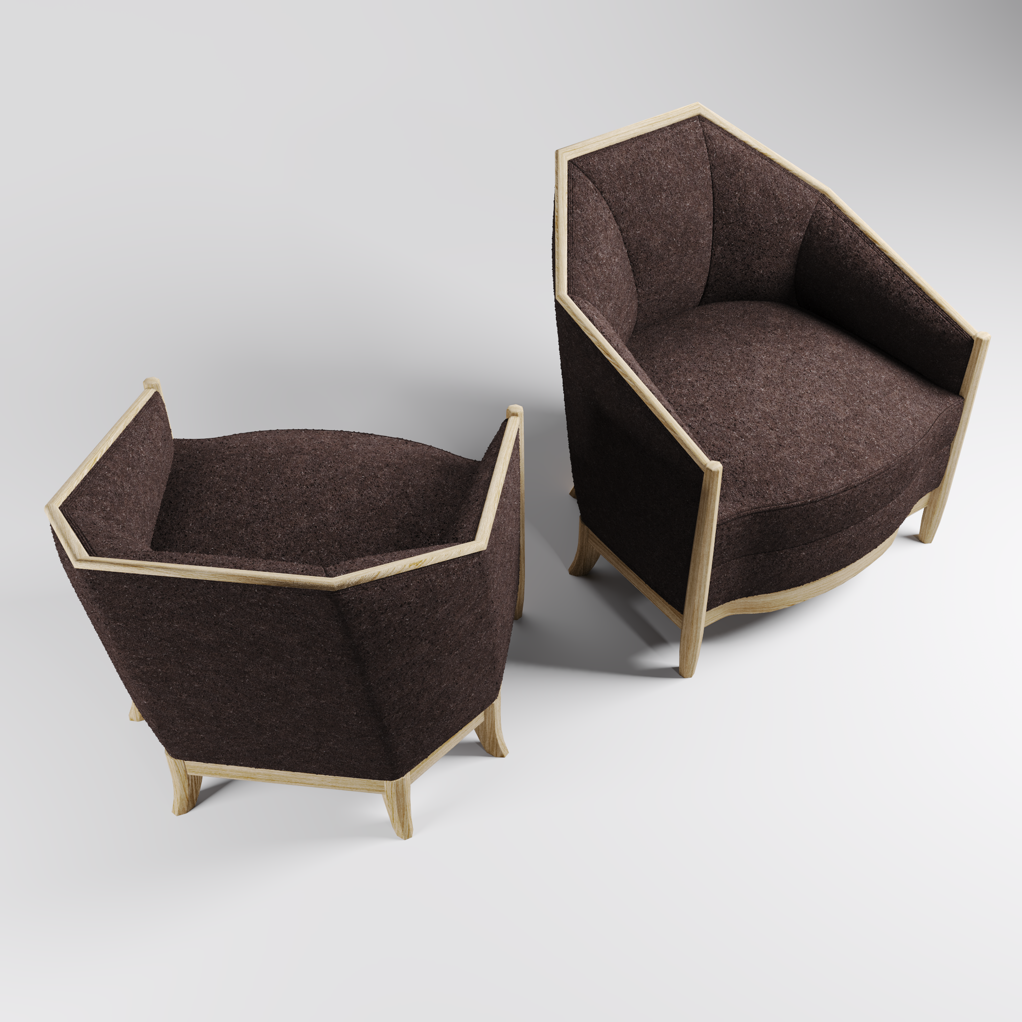 椅子 3D 建模与渲染丨美国-17