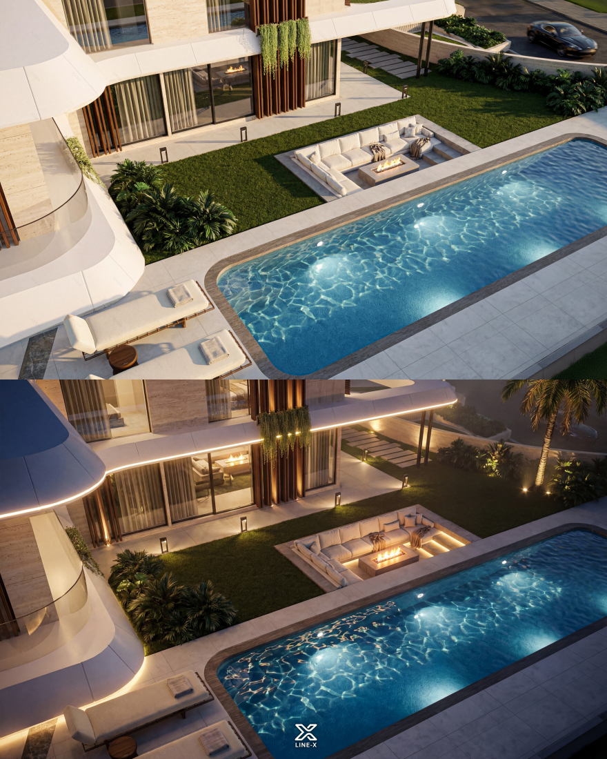 雕刻宁静别墅丨瑞士丨Line X-13