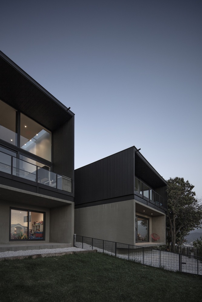 智利山坡上的独立双屋设计-27