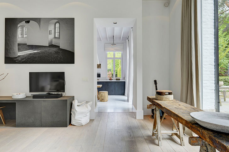 比利时现代乡村风家居设计，自然材料营造舒适氛围-17