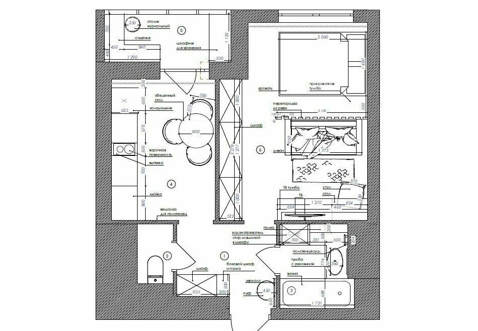 35㎡小公寓室内设计-6