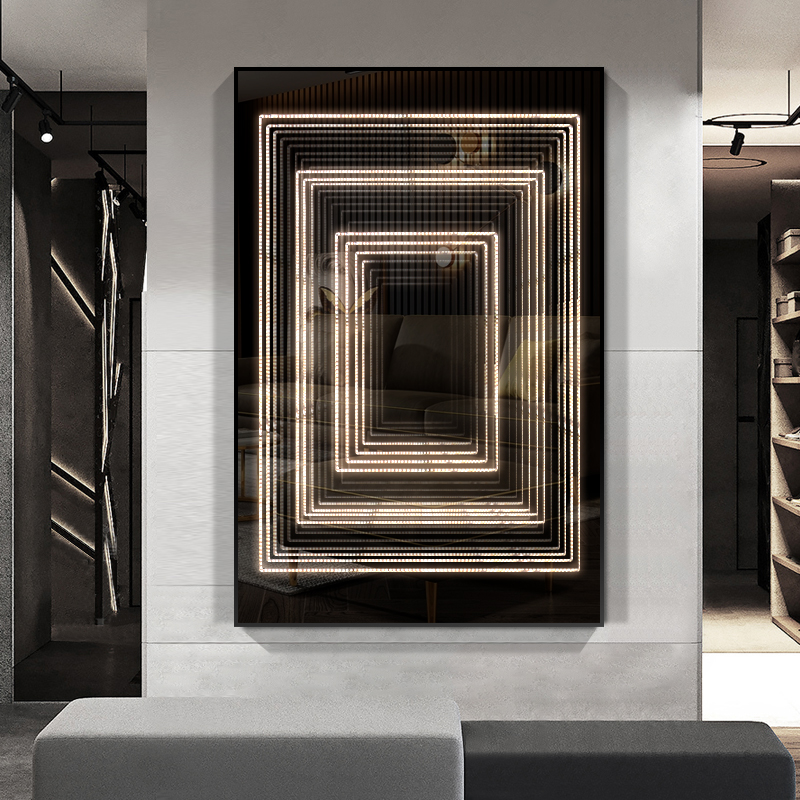 简欧风客厅书房-8