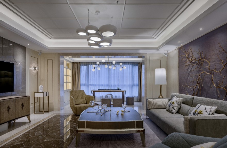 50度灰——246㎡福州融桥外滩样板房-4