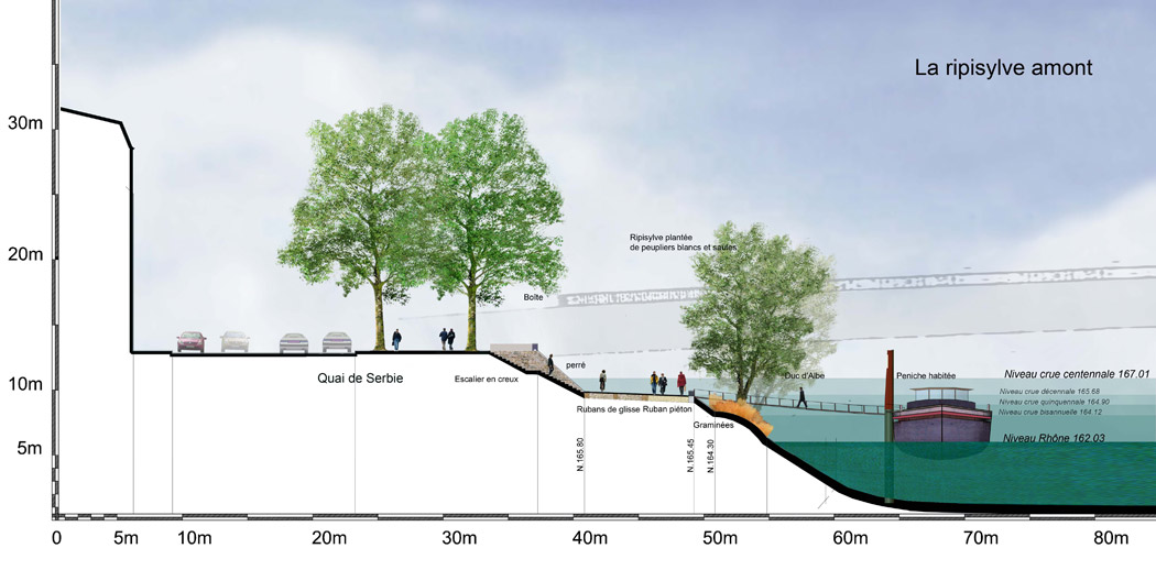 里昂罗讷河畔景观设计-36