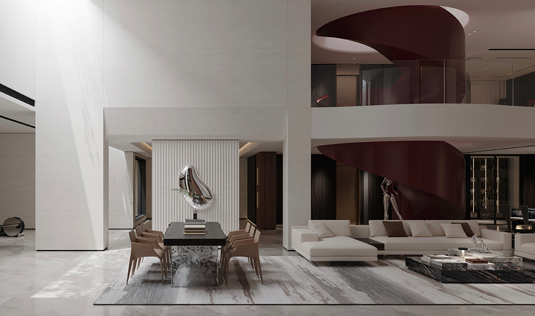 浙江诸暨御江湾 1400㎡别墅丨中国浙江丨YP 空间设计-8