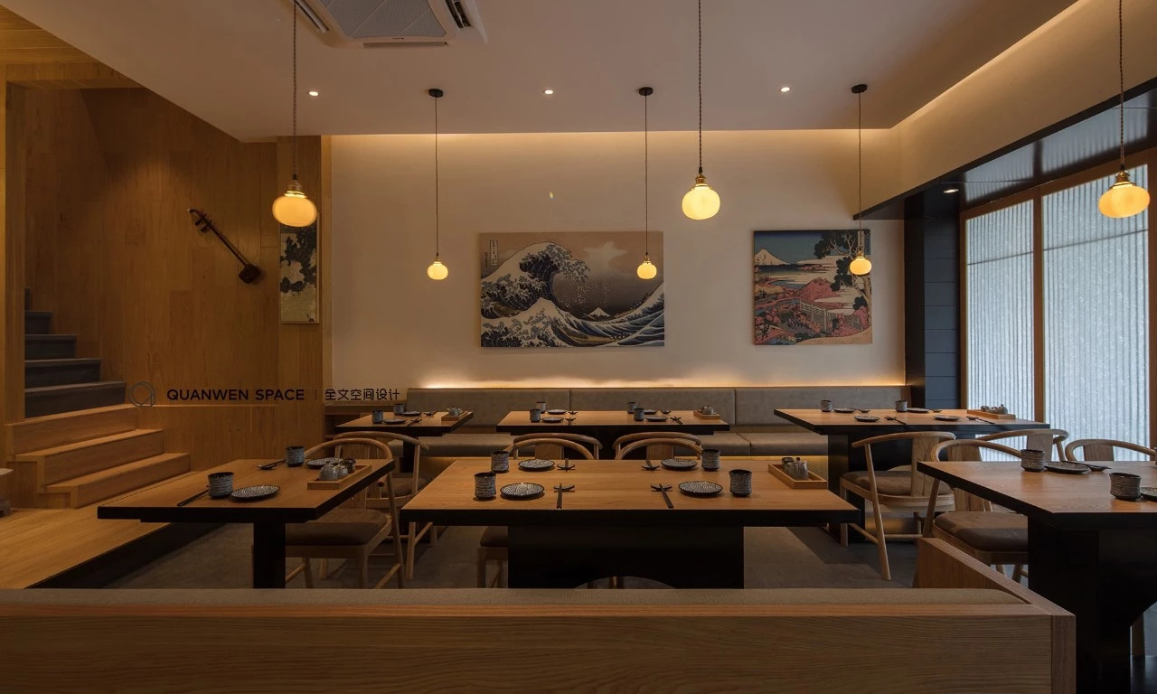 《鹿岛》日式料理 | 现代禅意融合传统美学的餐饮空间-48