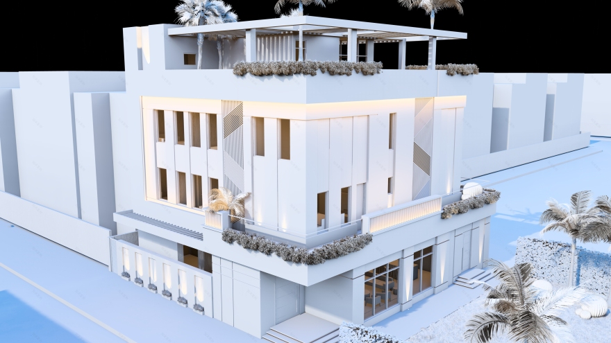 科威特现代当代别墅-42