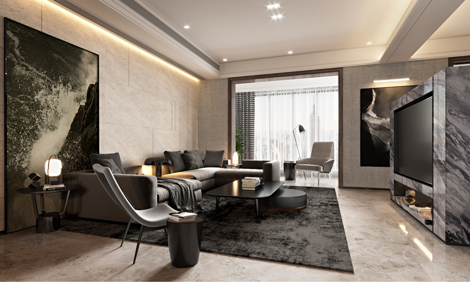 無聞西東 140m² 現代家居  陳振國DESIGN-2