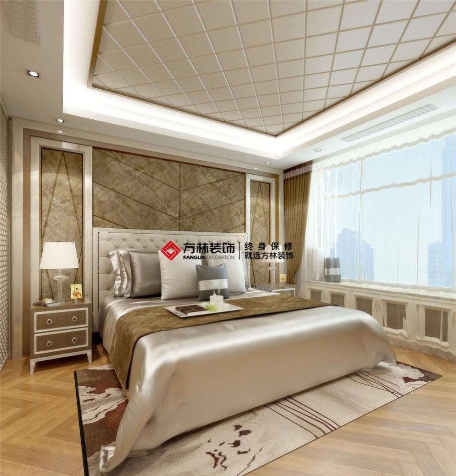 美的城四期 140 平港式风格装修设计,演绎轻奢生活美学-14