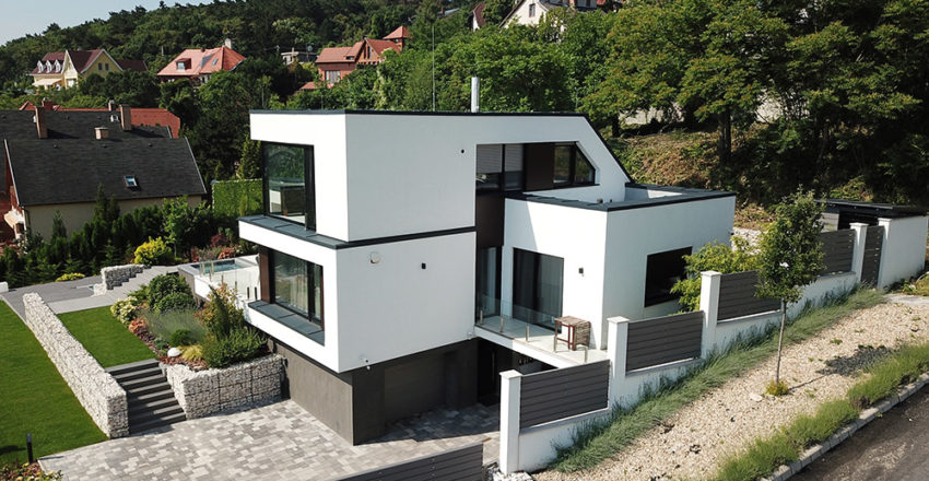 Harant House - Modern családi ház medencével - Archikron Építész Belsőépítész Studio-6