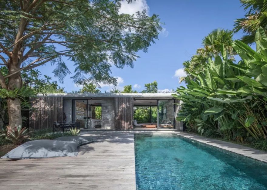 印度尼西亚 800㎡私密住宅,绿色景观中的混凝土盒子-22