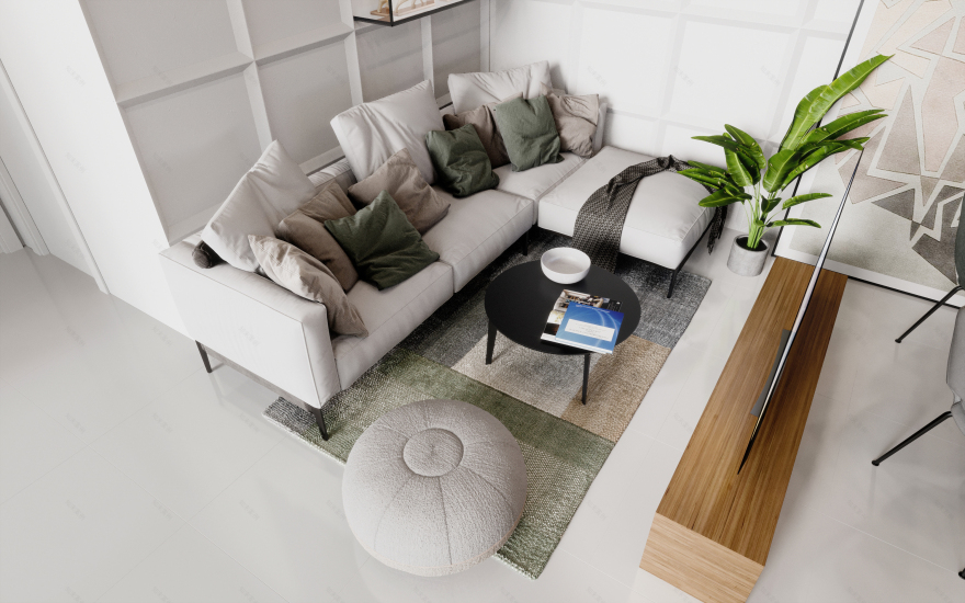 Modern Movable Cabinet with Flexible Interior Design-13