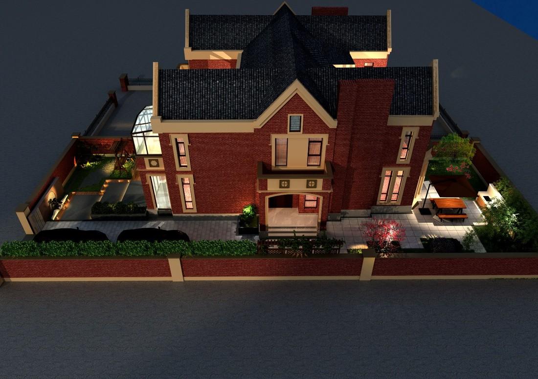 
潍坊峡山区别墅院子 -1