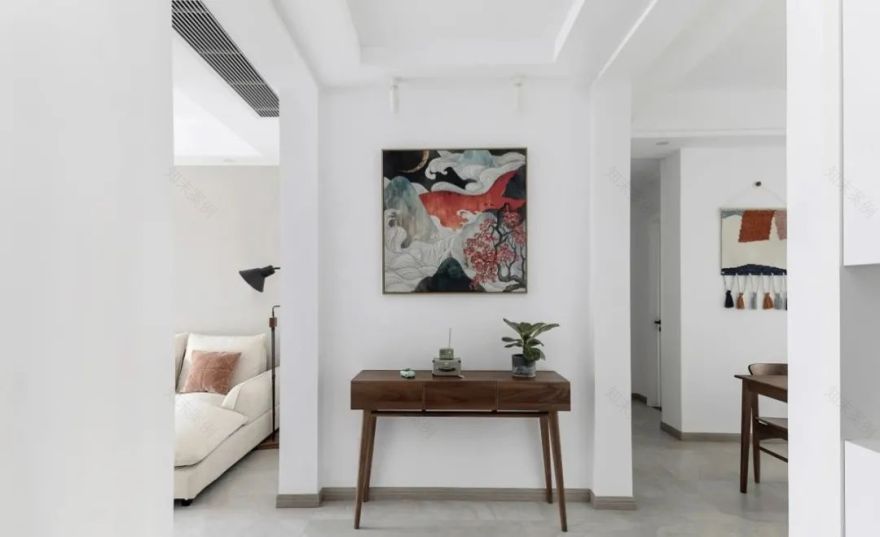 130㎡清新北欧风,大白墙将舒适简约贯彻到底-7