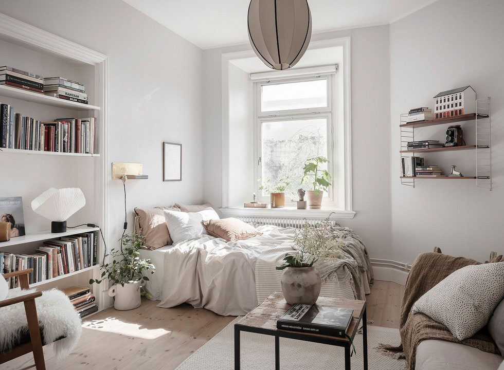 瑞典温馨秋日公寓 | 温暖色调与和谐搭配-6