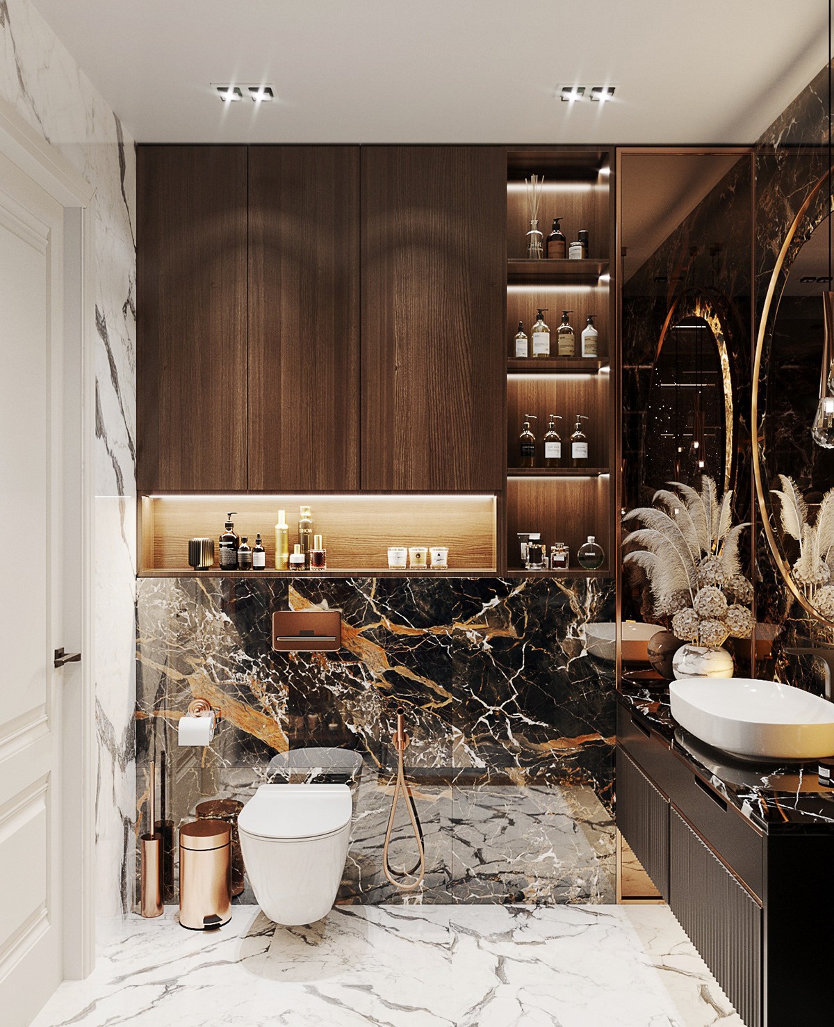 160平 现代混搭风格-14