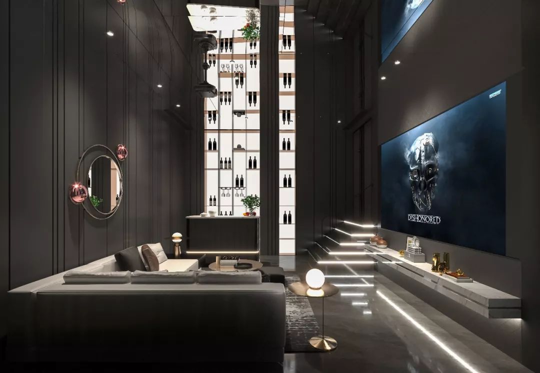 《墨》极简黑白灰,打造诗意栖息空间-69