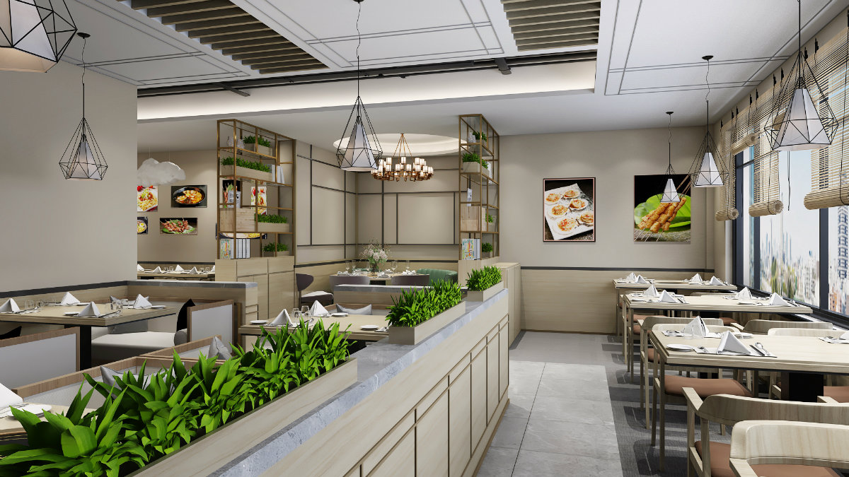 姜氏大碗王牛肉面丨中国海东丨佩伶餐饮空间设计-14