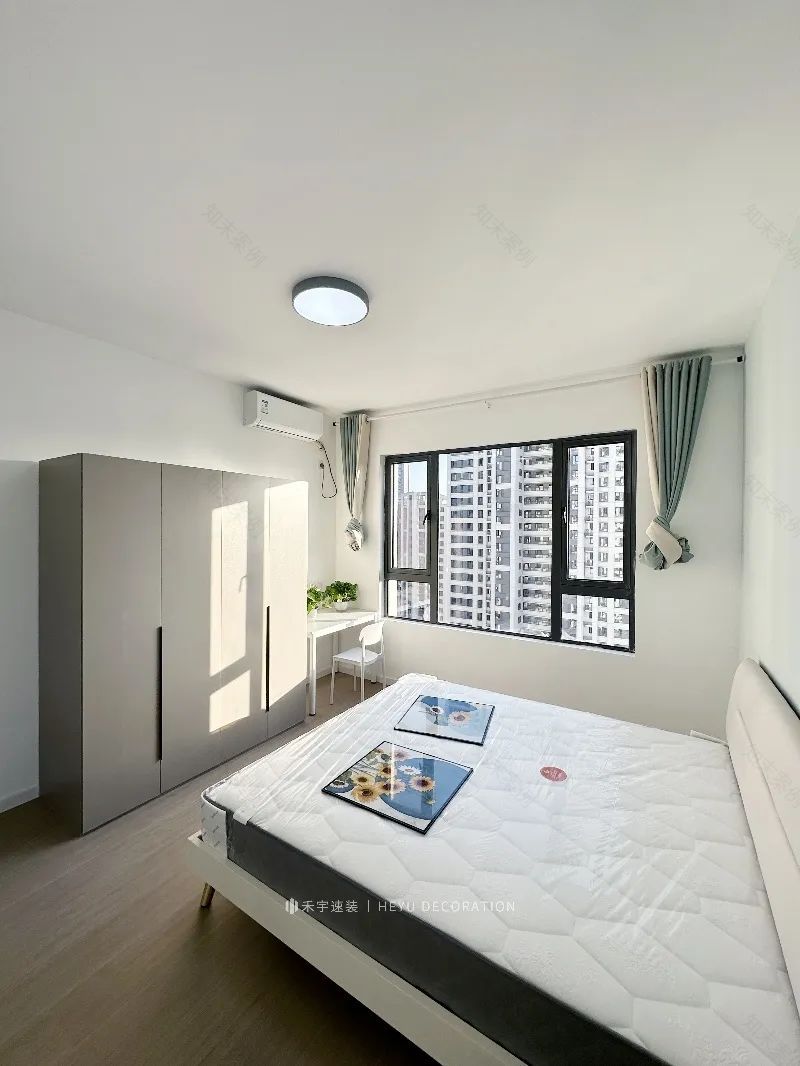 143㎡四房改五房简装出租房设计案例丨禾宇速装-17