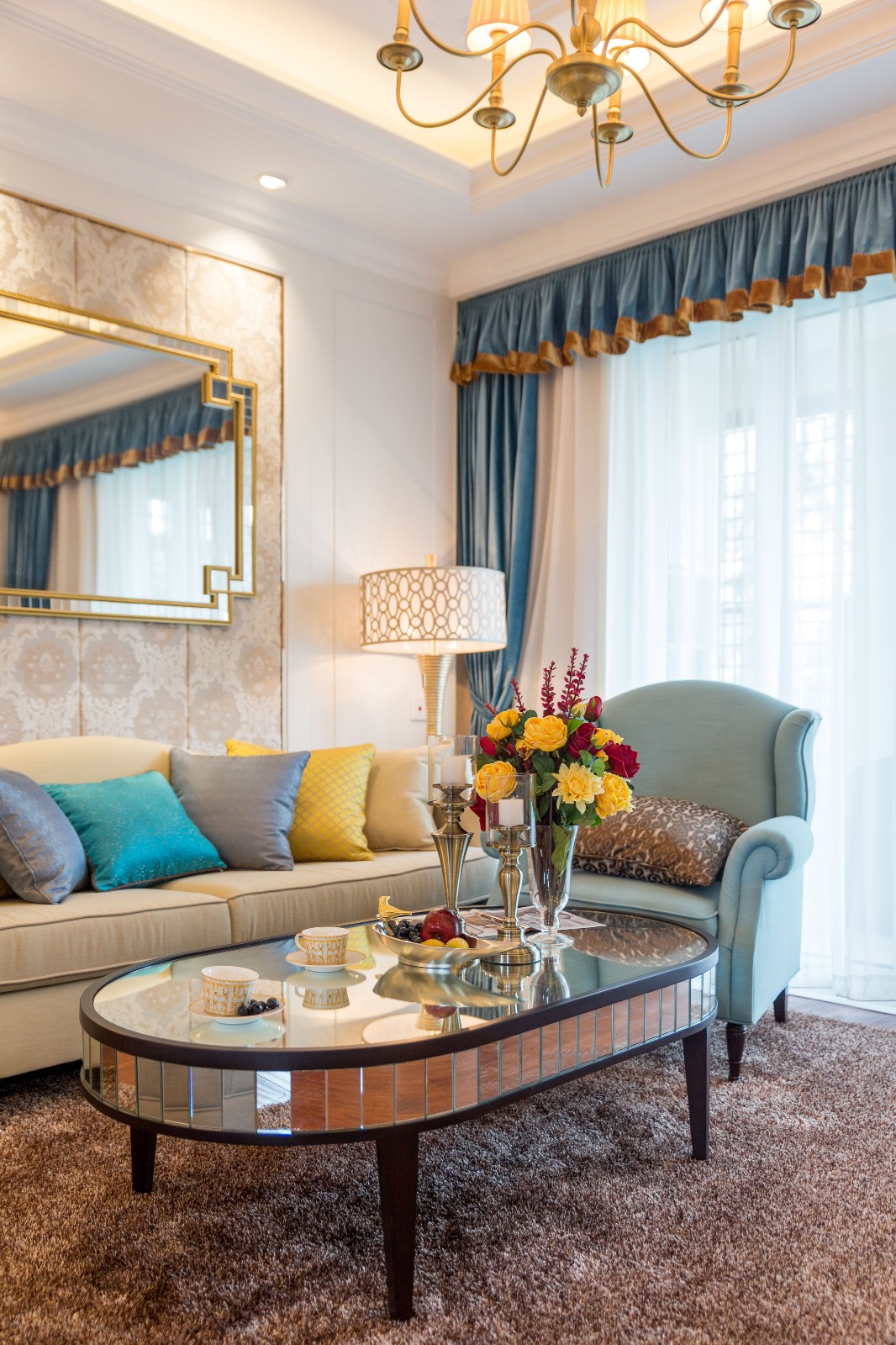 华宇集团 · 苏州 · 林泉雅致108户型软装设计  上海思过半装饰设计有限公司-5