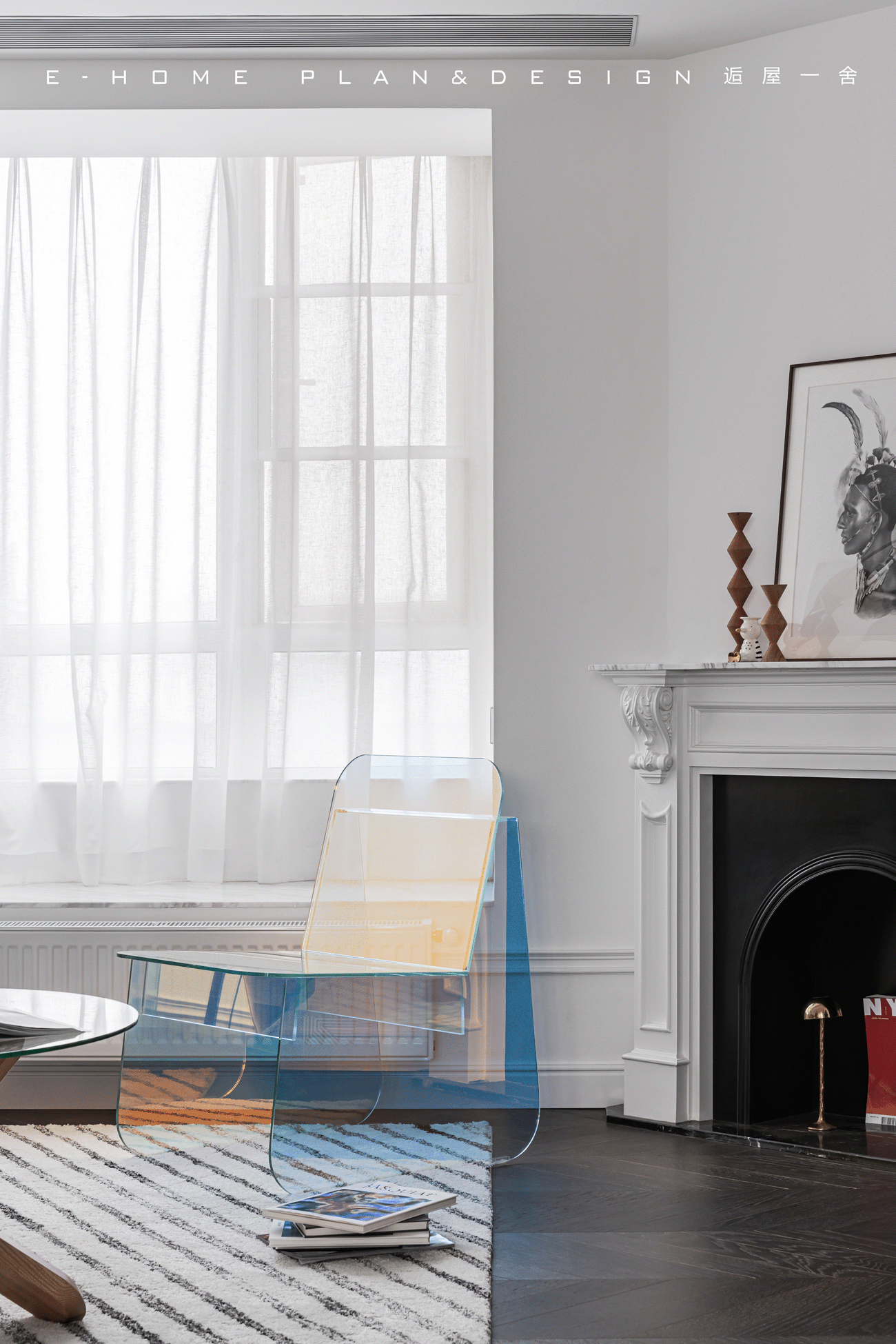 由入户衣帽间，进入一个画廊般的家-14