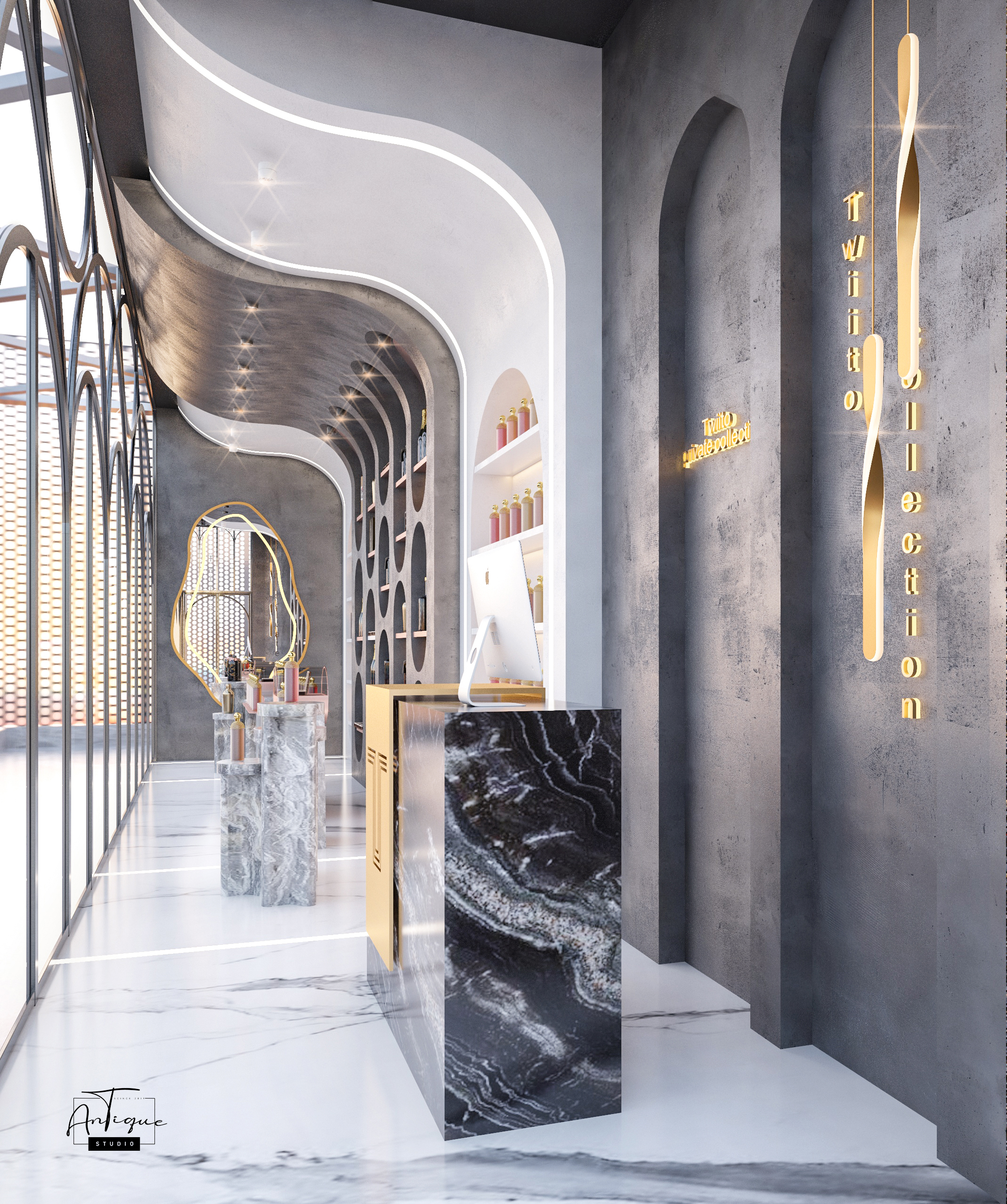 D'ART 餐厅和私人 Twitto 收藏店丨安哥拉丨ANTIQUE Studios-18