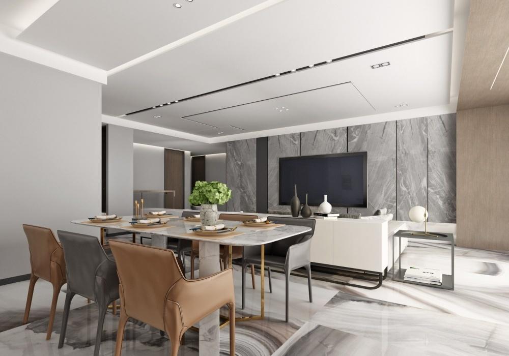 现代轻奢家居,诠释灰色畅想-8