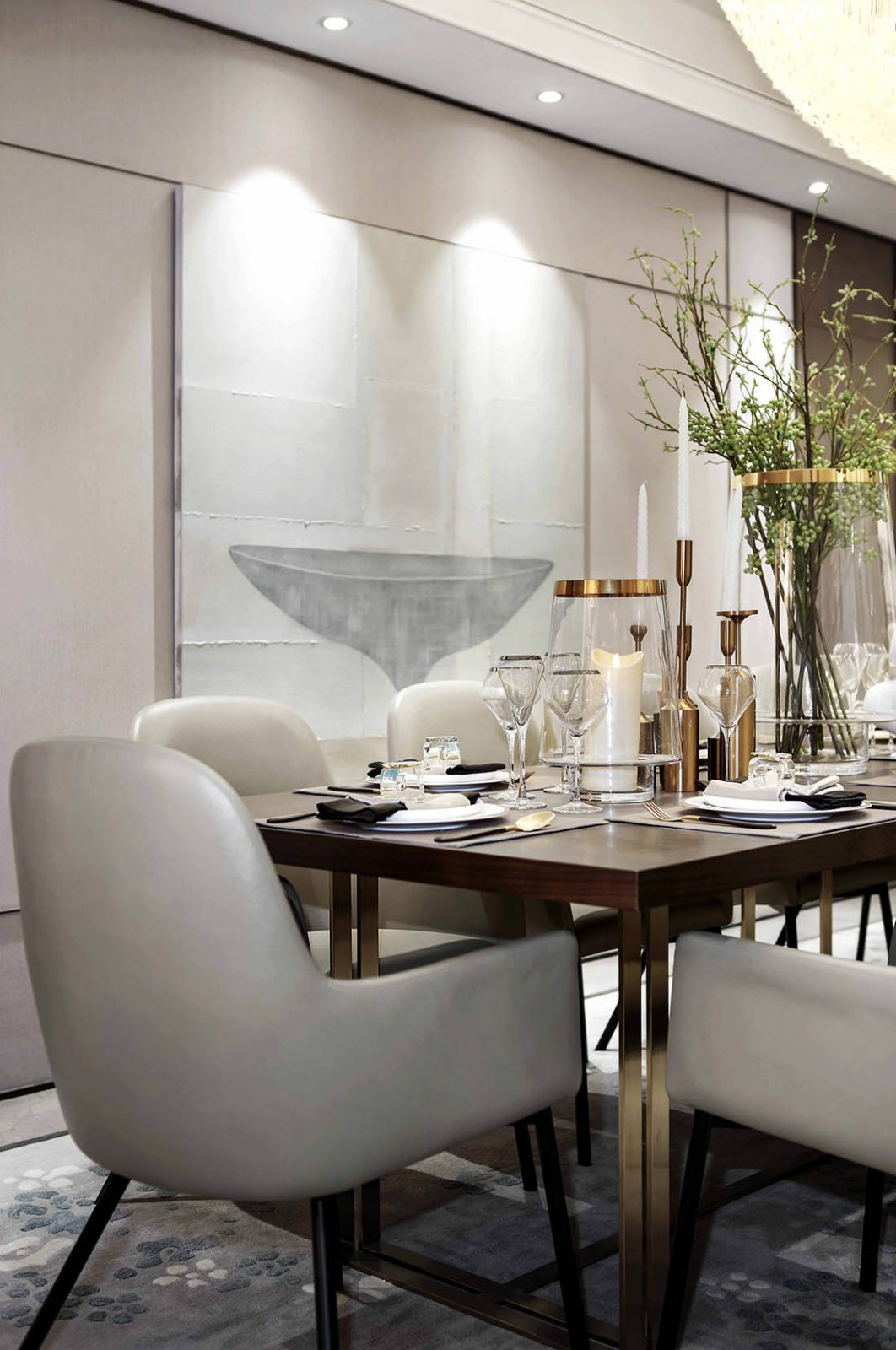 216㎡成都华润金悦湾悦府H精装样板房  开戊空间设计-10