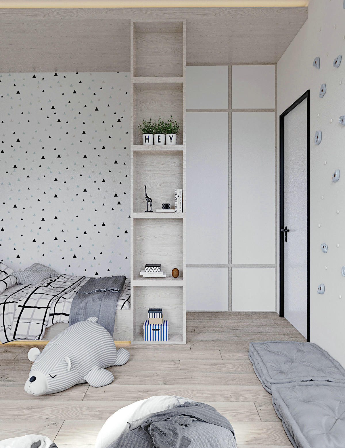 北欧风灰绿设计，展现纯粹魅力-57