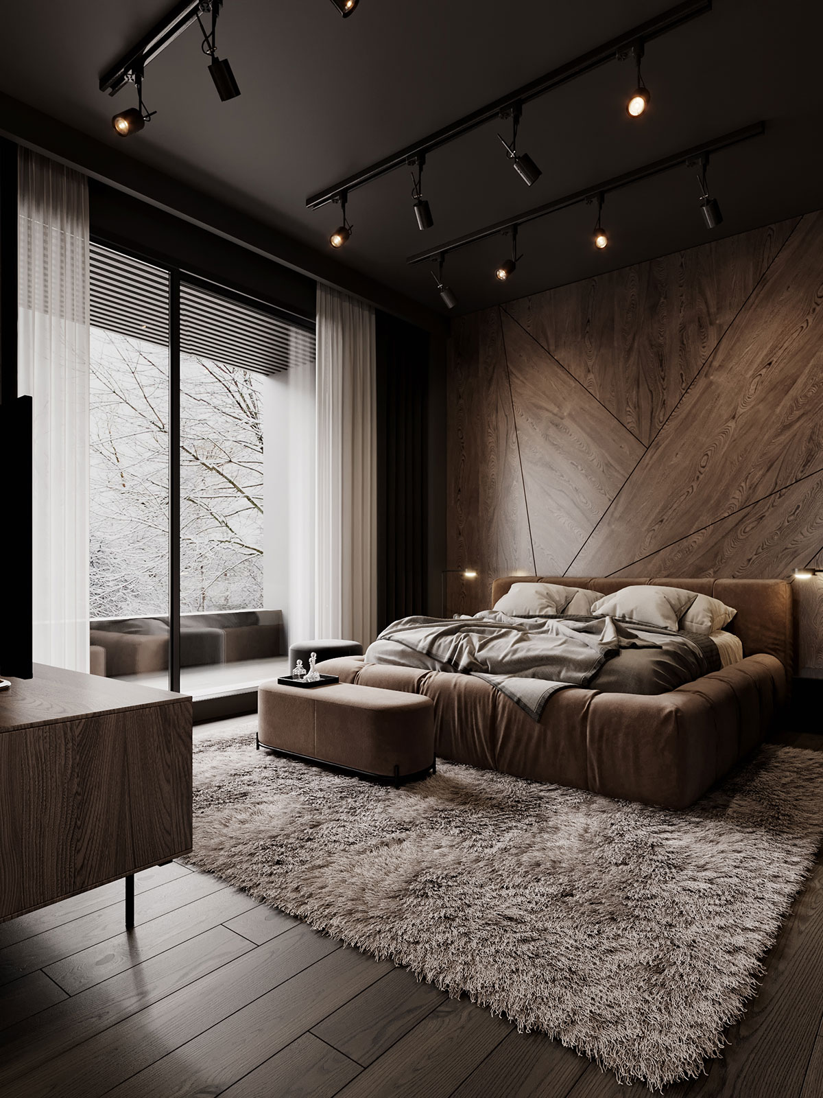 大平米住宅设计 满满的高级感！-15