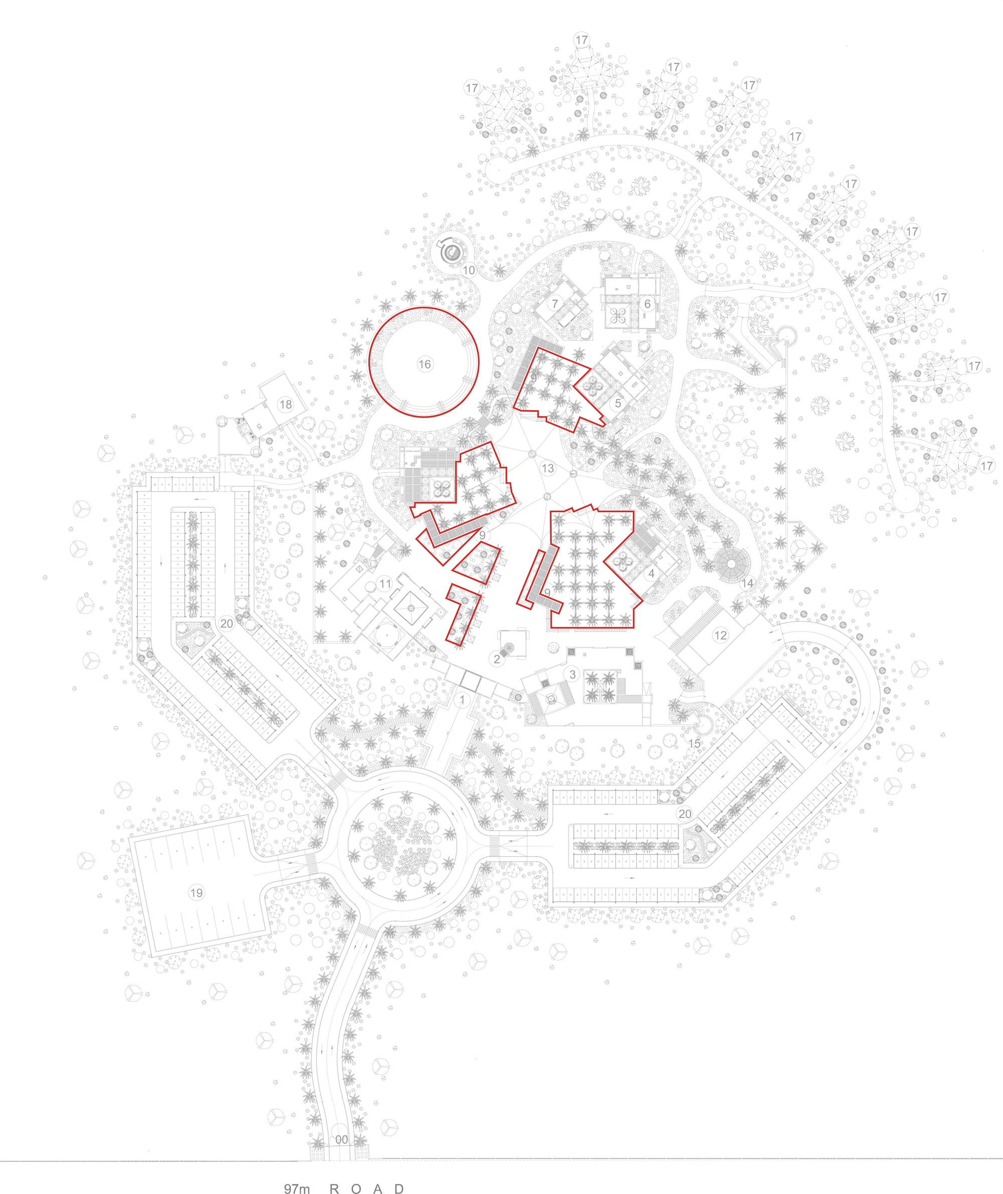 米斯克·阿尔·巴达耶尔度假胜地,沙漠营地丨阿联酋沙迦丨Wael AlMasri Planners & Architects-84