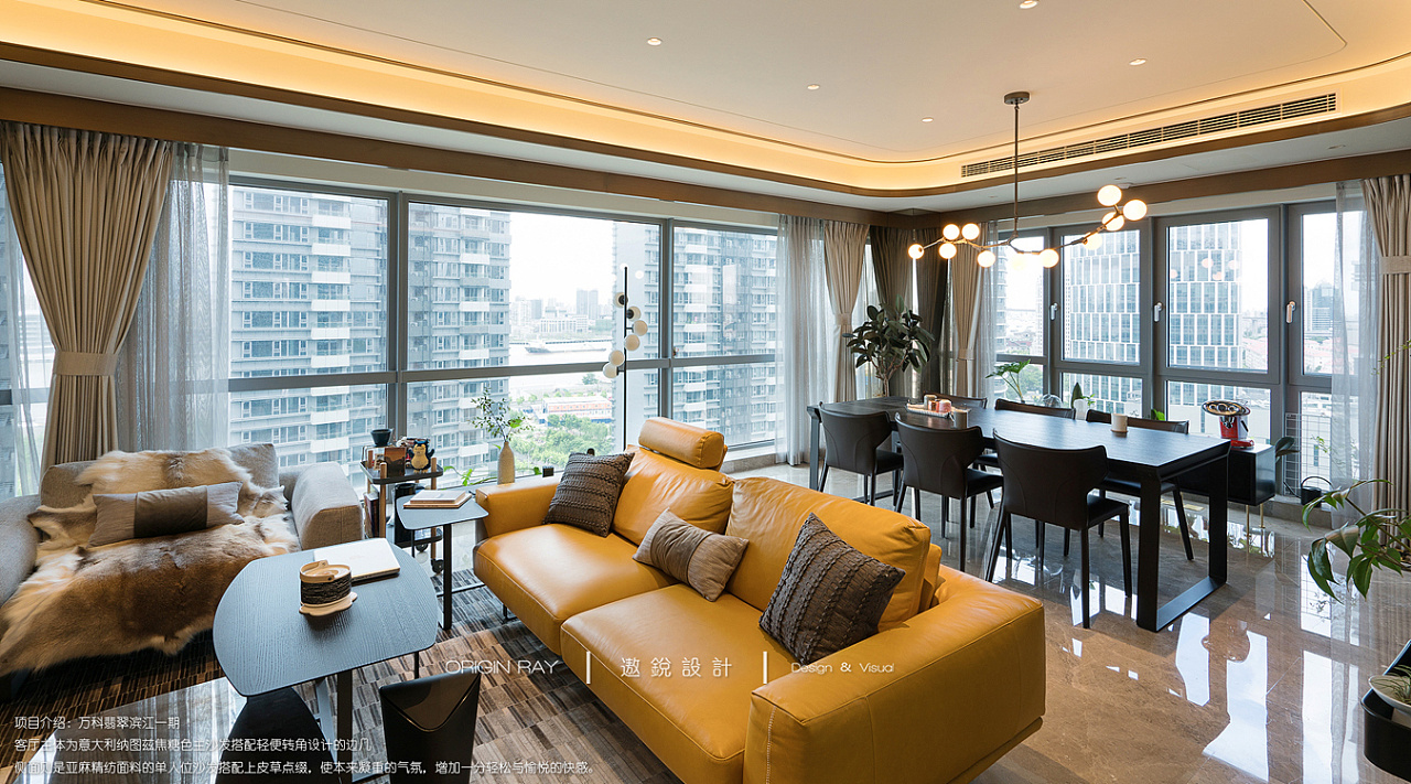 遨锐设计|万科翡翠滨江软装设计 168㎡-4