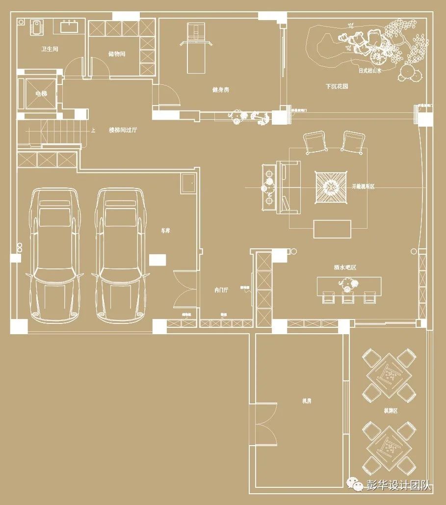 世茂·茂悦府现代轻奢别墅丨彭华设计团队-38