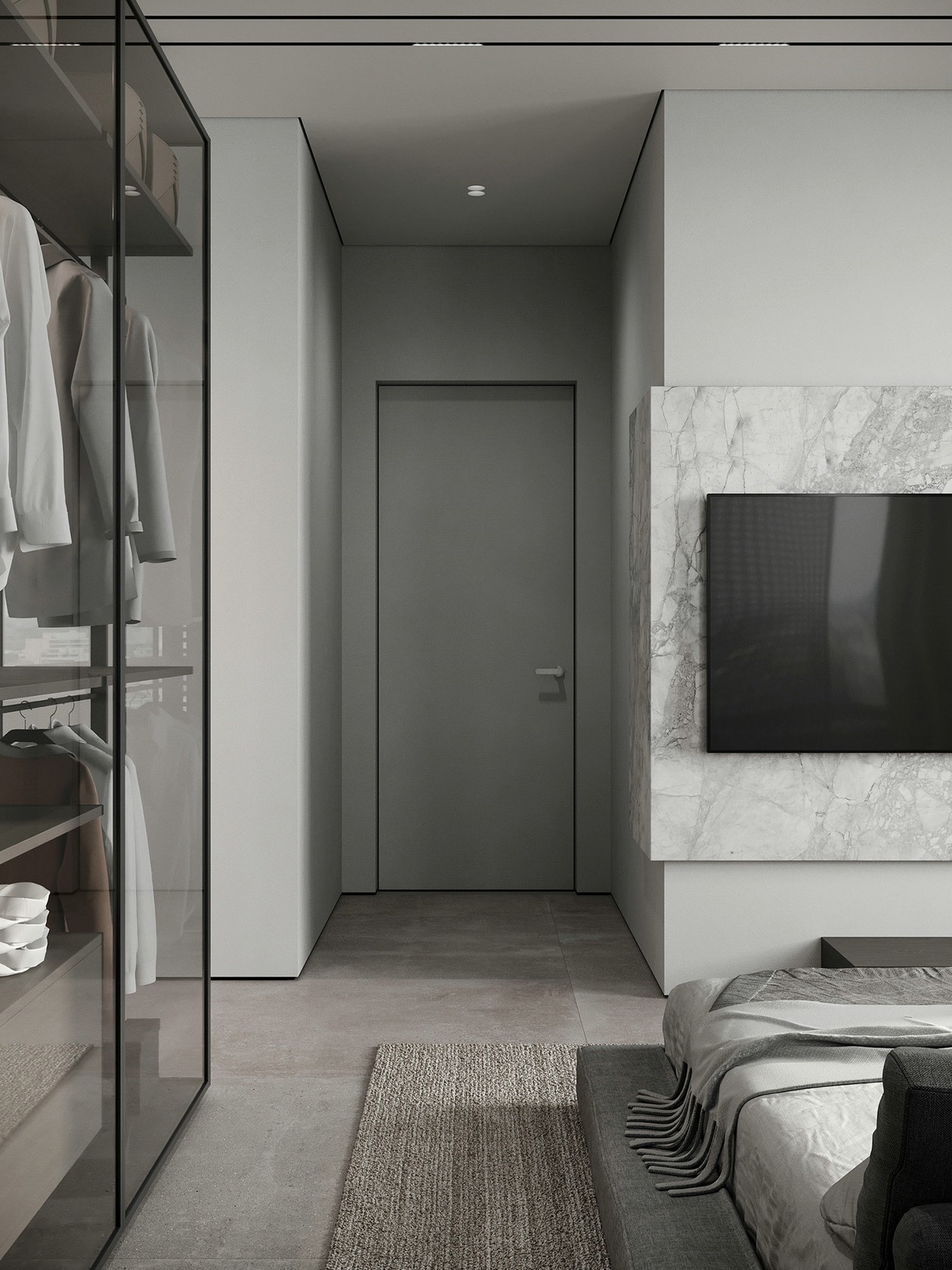 124㎡灰色系住宅设计-13