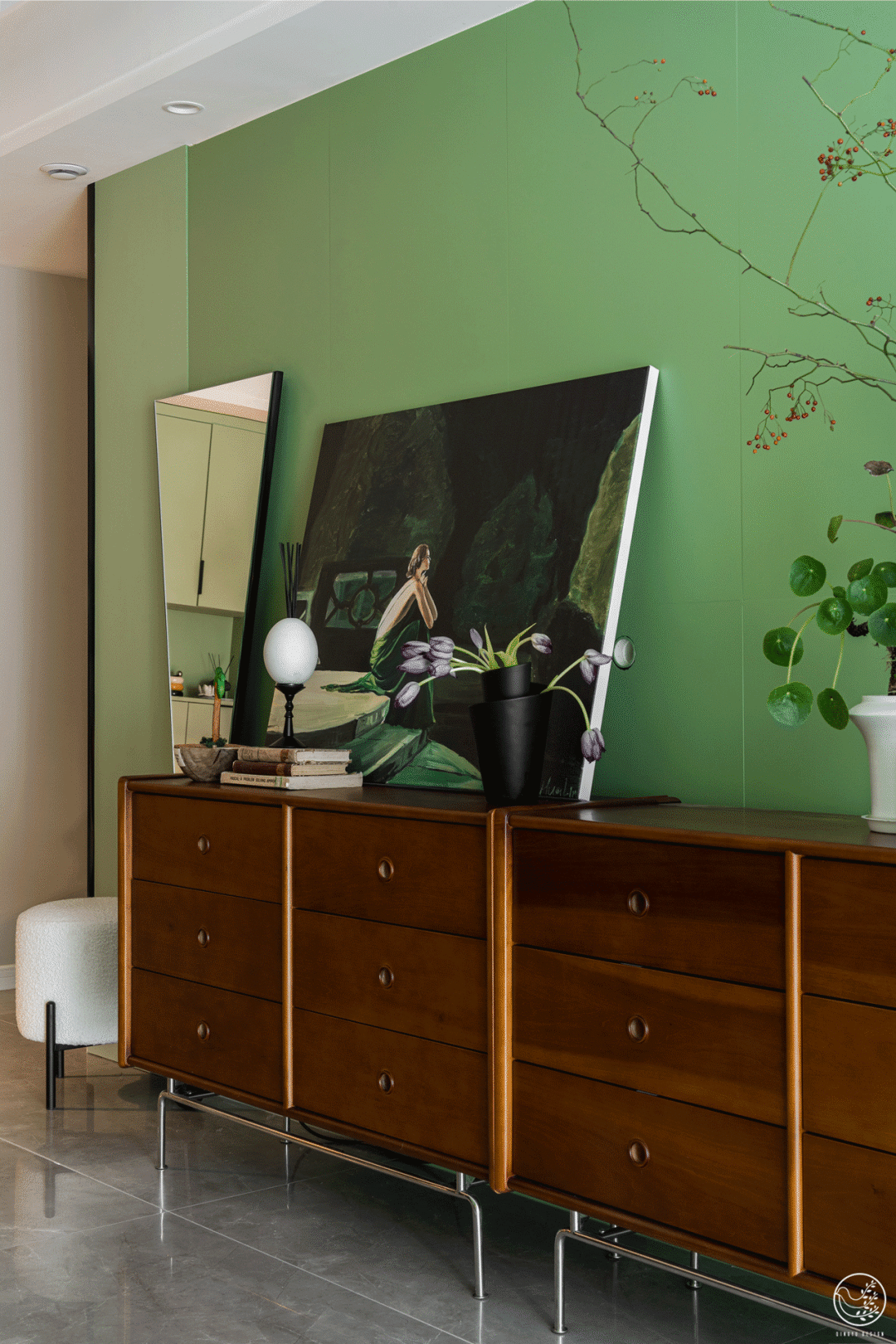 复古风格的精装房软装改造丨中国成都丨设计师王司囡-16